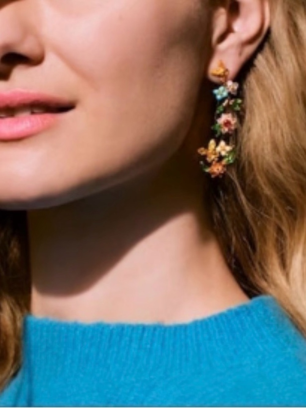 Kate Spade | New Bloom Statement Earrings - Whimsical Garden Party Colorful- NWT - Picture 6 of 6